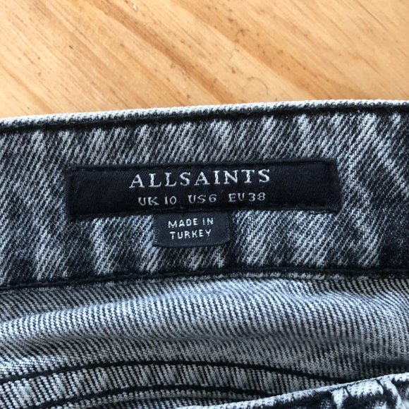 All Saints Jean Skirt (Brand New) - Picture 4 of 6